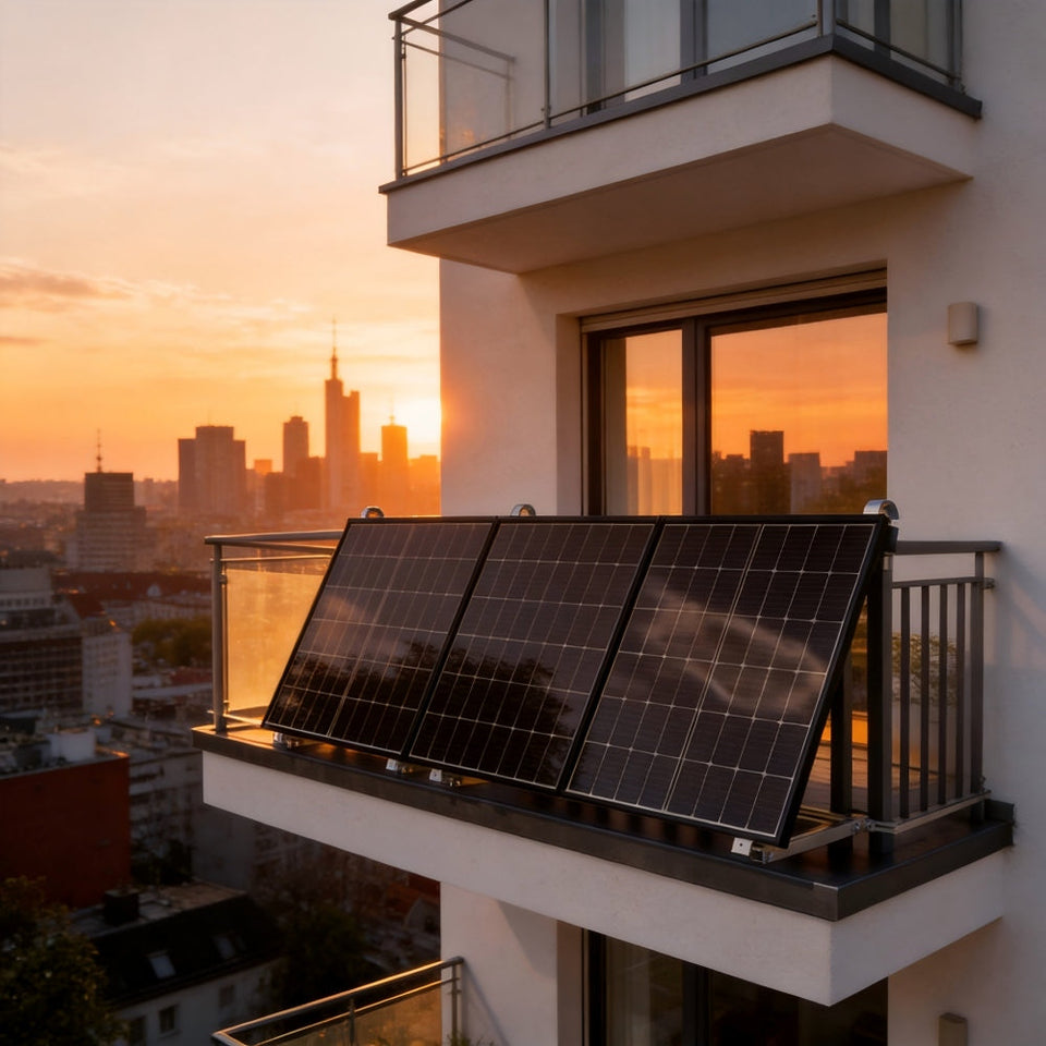Balkonkraftwerk am Glas- oder Mauerbalkon: Flexible Solarmodule oder Glas-Glas-Module?
