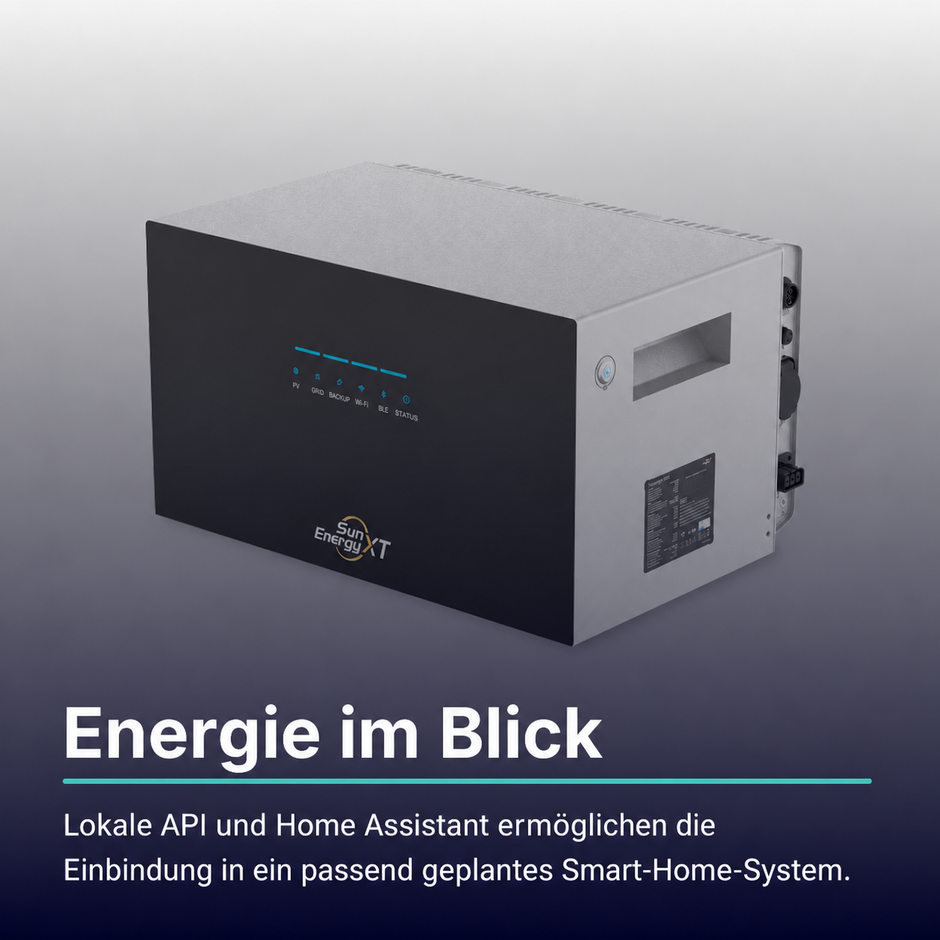 SunEnergyXT 500 mit lokaler API und Home Assistant Integration