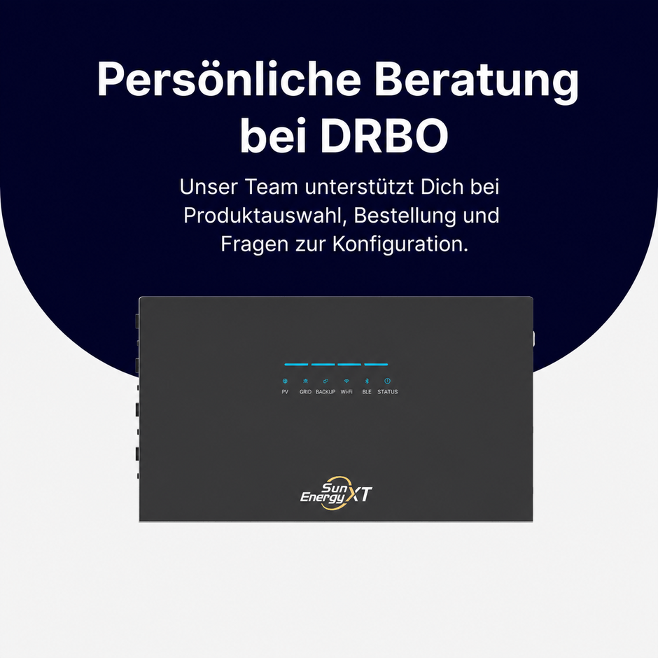 Persönliche Beratung zum SunEnergyXT 500 bei DRBO Greenenergy
