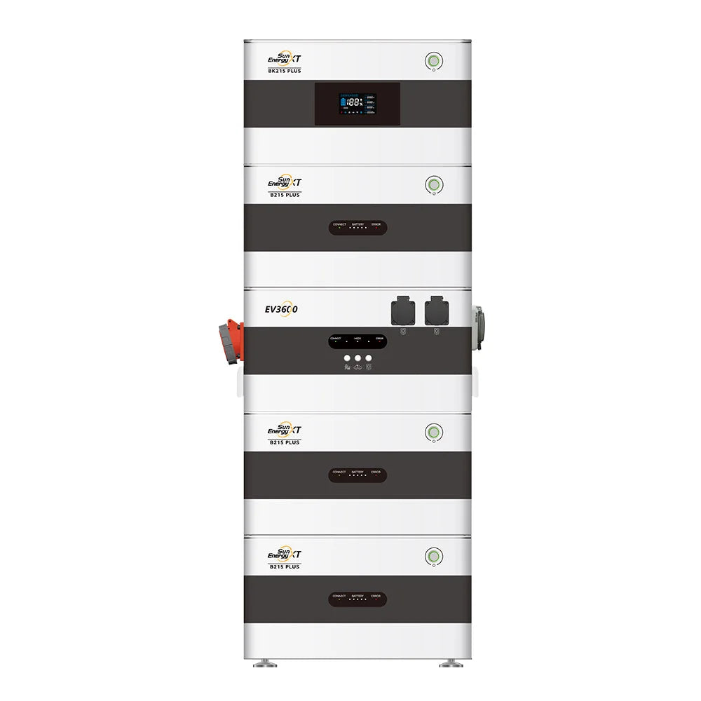 2Way Speicherturm Komplettset - 8,6 kWh Speicher + EV3600 bidirektionaler Wechselrichter