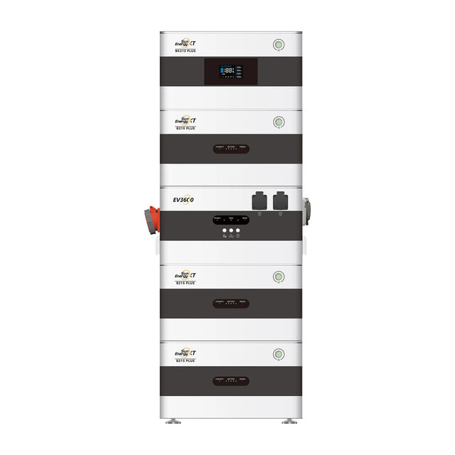 2Way Speicherturm PLUS Komplett-Set mit 8,6 kWh Speicher und EV3600 Wechselrichter