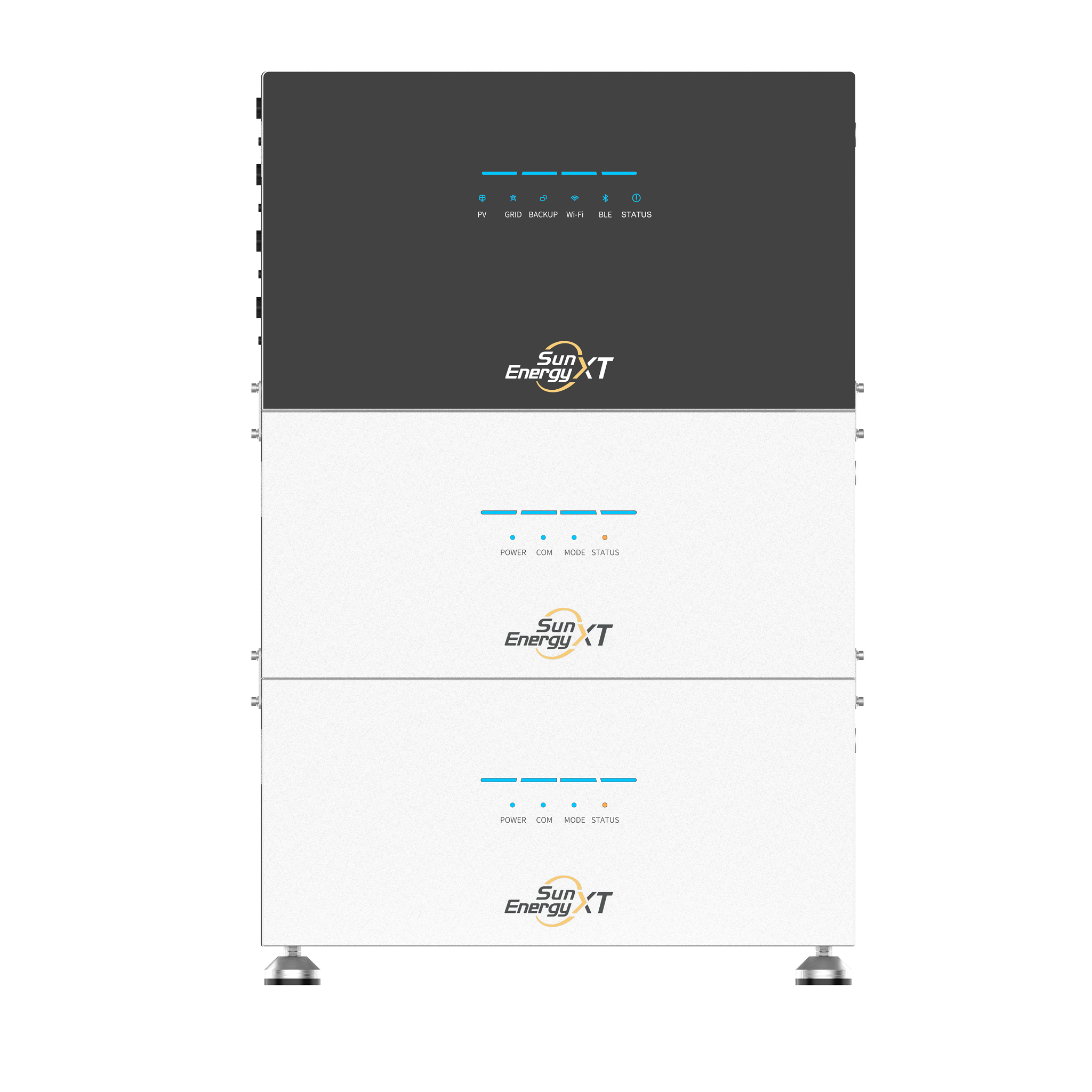 SunEnergyXT 500PRO 2400W with 2× B500 Expansion Batteries – All-in-One Hybrid Storage System (15 kWh / 2400 W) | Immediately Available