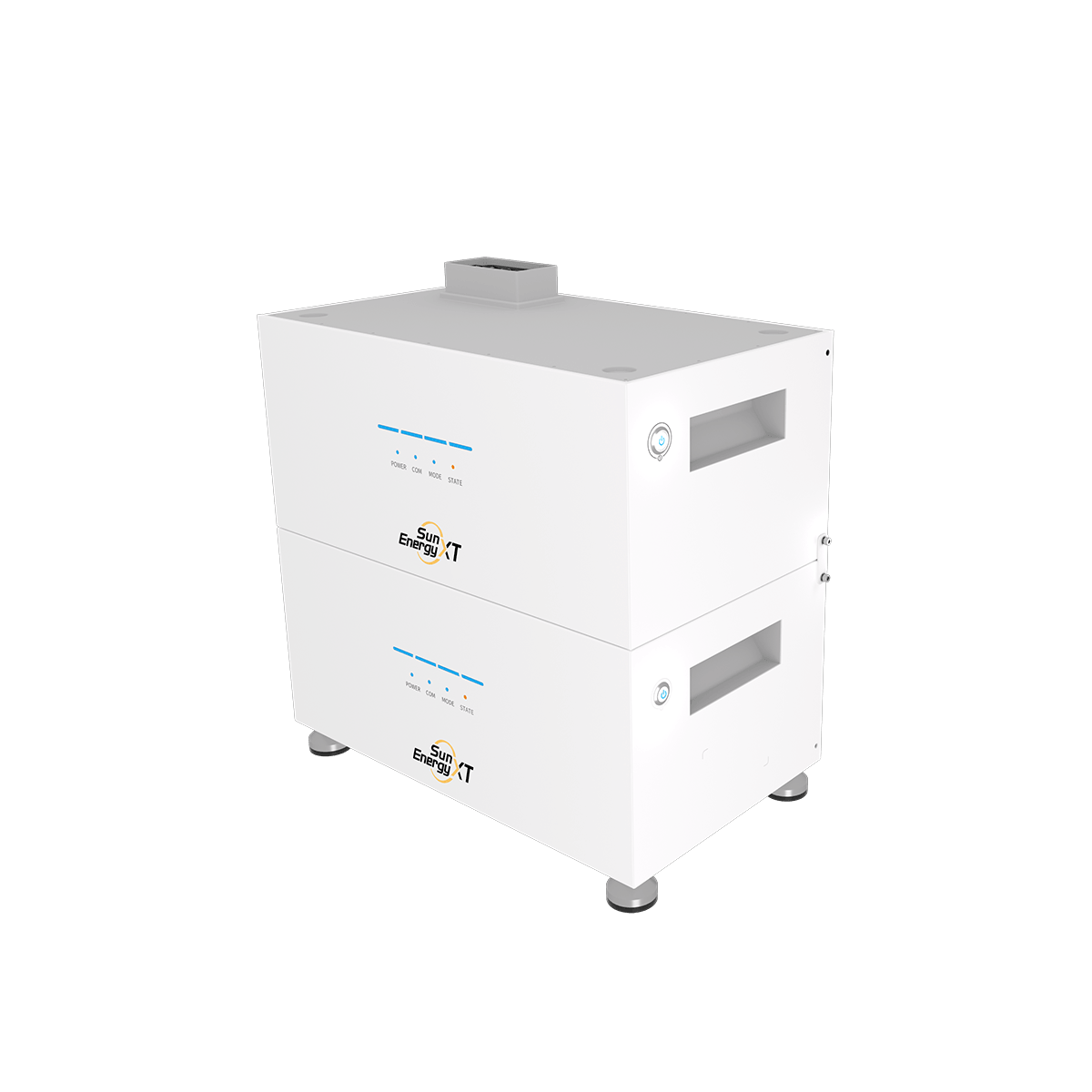 2× SunEnergyXT B500 uitbreidingsbatterijen (10 kWh) · Direct leverbaar