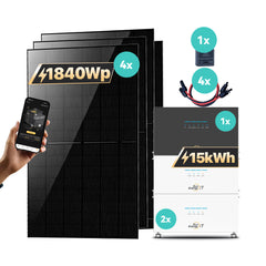 SunEnergyXT 500 Serie – Produktabbildung und Set-Komponenten