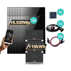 SunEnergyXT 500 Serie – Produktabbildung und Set-Komponenten