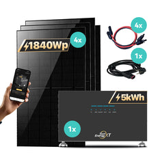 SunEnergyXT 500 Serie – Produktabbildung und Set-Komponenten