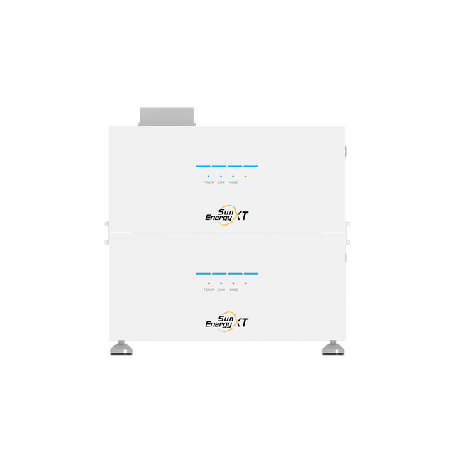 2× SunEnergyXT B500 uitbreidingsbatterijen (10 kWh) · Direct leverbaar