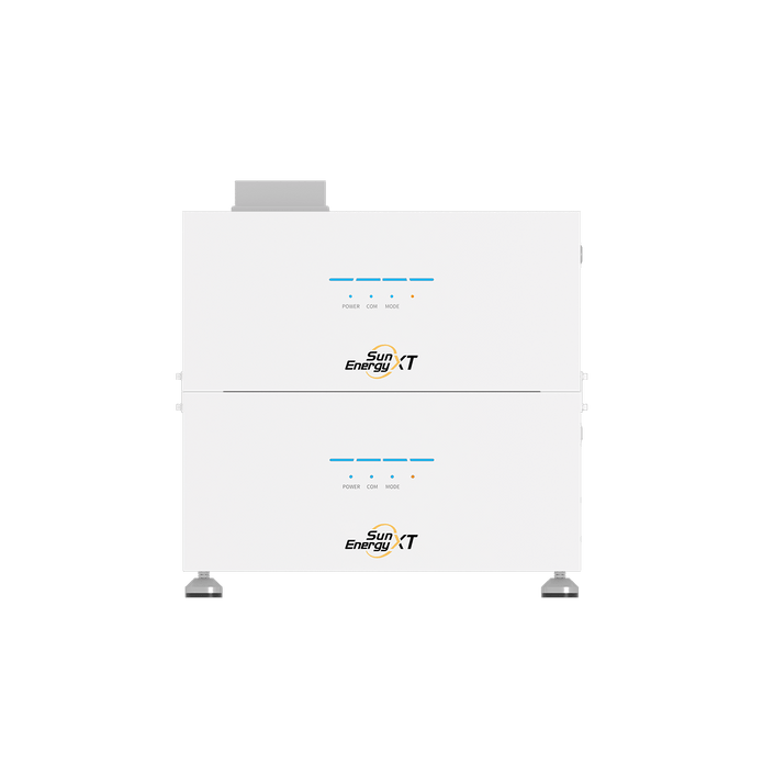 2× SunEnergyXT B500 uitbreidingsbatterijen (10 kWh) · Direct leverbaar