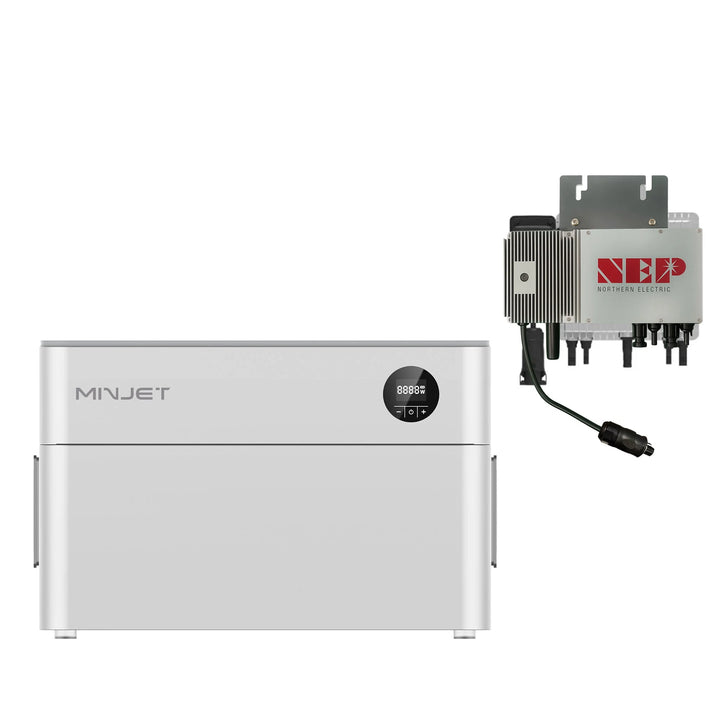 Minjet 2kWh Starter Set mit NEP 600W Wechselrichter