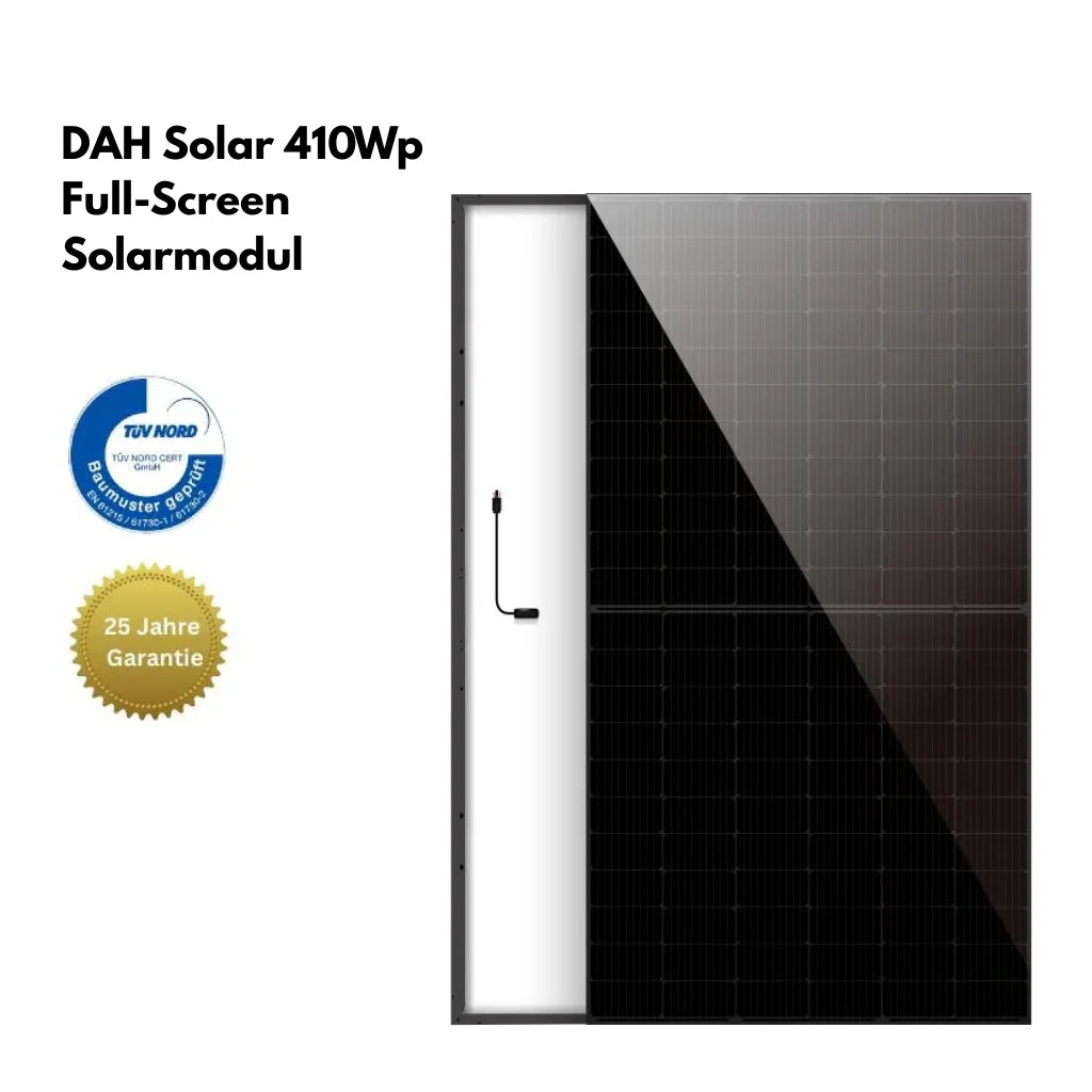 DAH Solar 410Wp Full-Screen Design Solarmodul (0% MwSt.*) SunEnergyXT