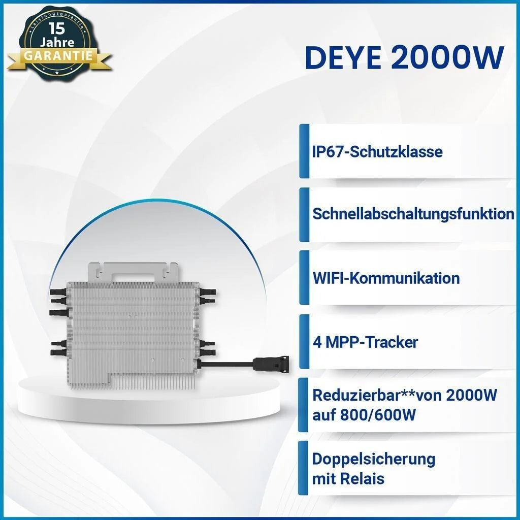 Deye 2000W SUN-M200G4-EU-Q0 Microwechselrichter DRBO Solar