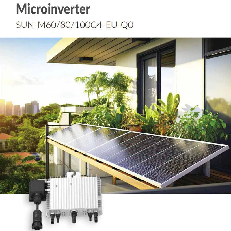 Deye SUN-M100G4-EU-Q0 1000 Watt Mikrowechselrichter - WLAN SunEnergyXT