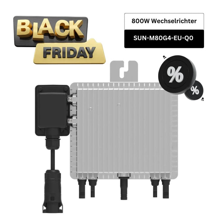 Deye SUN-M80G4-EU-Q0 800 Watt Mikrowechselrichter - WLAN, Bluetooth Black Week Deal Sunlit Solar