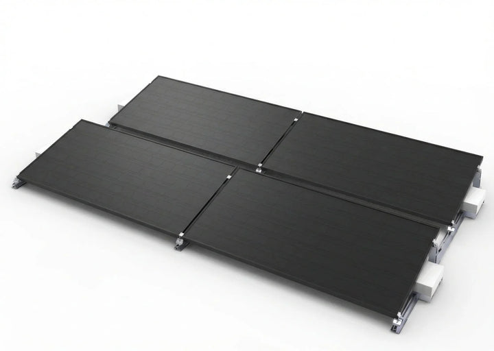 Flachdachhalterung für 4 Solarmodule SunEnergyXT