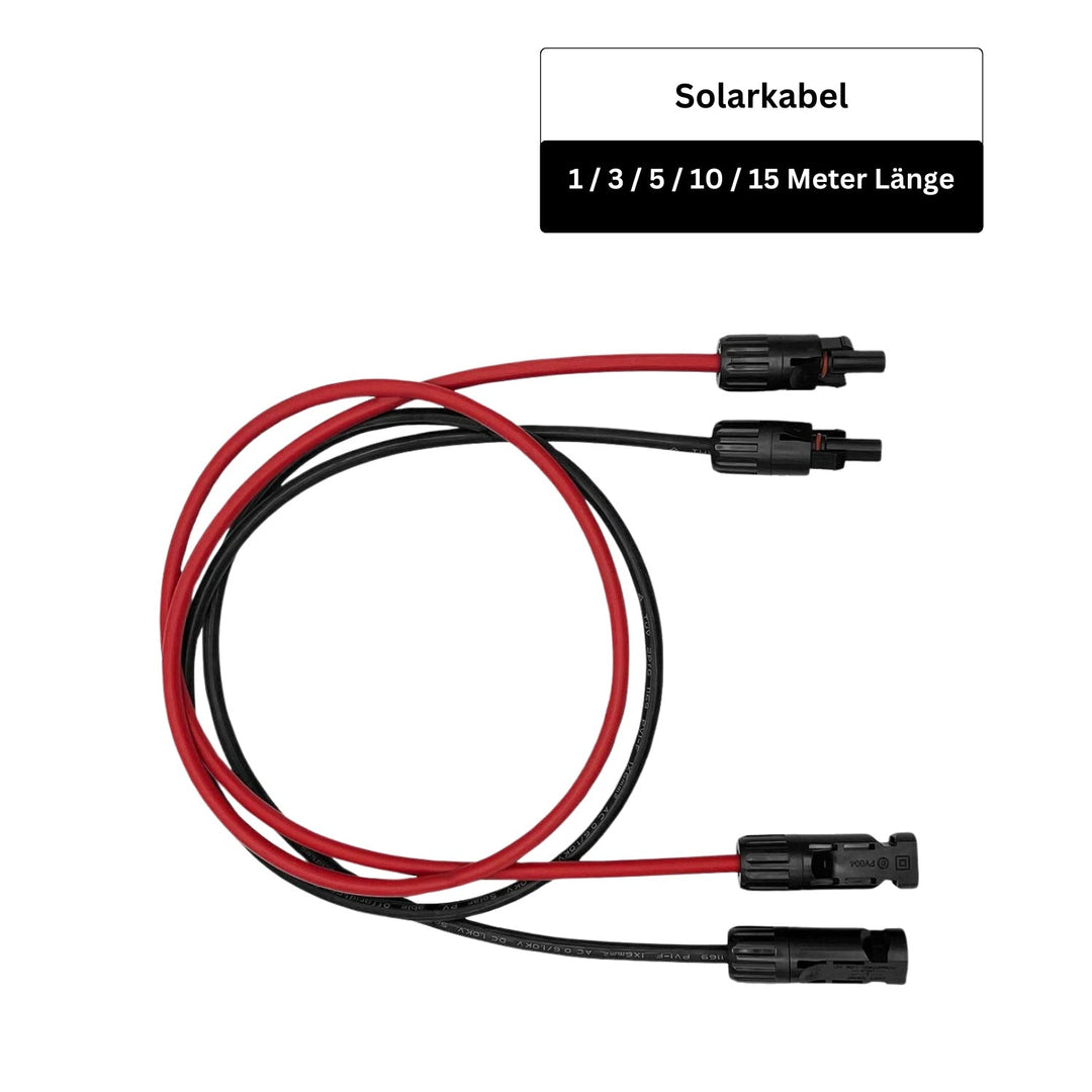 MC4-Anschlusskabel 1M / 3M / 5M /10M /15M Solarpaneele und Balkonkraftwerke DRBO Greenenergy