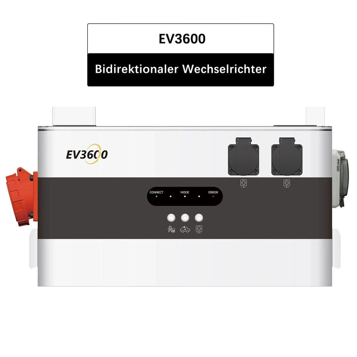 2Way Speicherturm Komplettset - 8,6 kWh Speicher + EV3600 bidirektionaler Wechselrichter