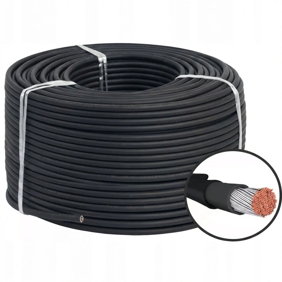MC4 Solarkabel 500 m Rolle, H1Z2Z2-K, 4 oder 6 mm² für PV-Anlagen