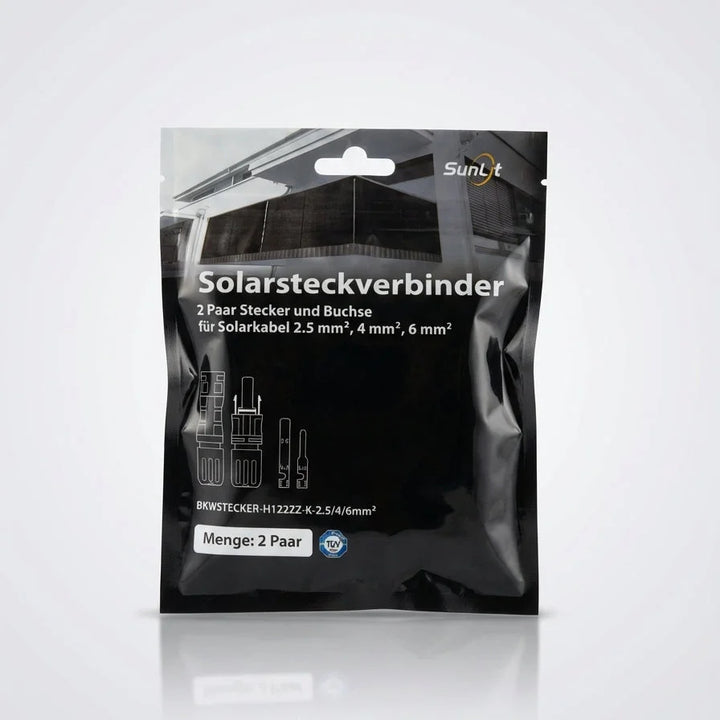 Solarsteckverbinder Set (2 Paar) – MC4-kompatibel für PV-Anlagen DRBO Greenenergy