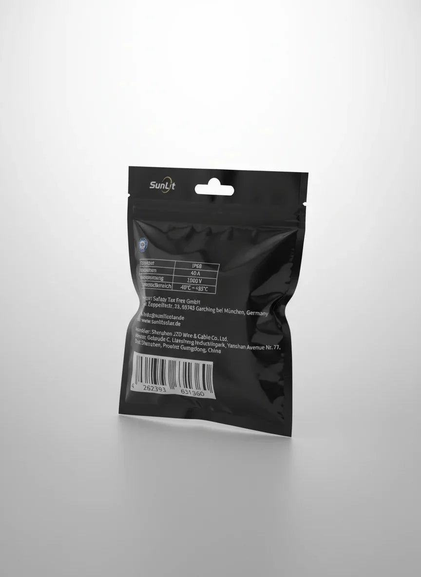 Solarsteckverbinder Set (2 Paar) – MC4-kompatibel für PV-Anlagen DRBO Greenenergy