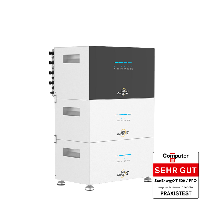 SunEnergyXT 500 Speicherkonfiguration mit 15 kWh