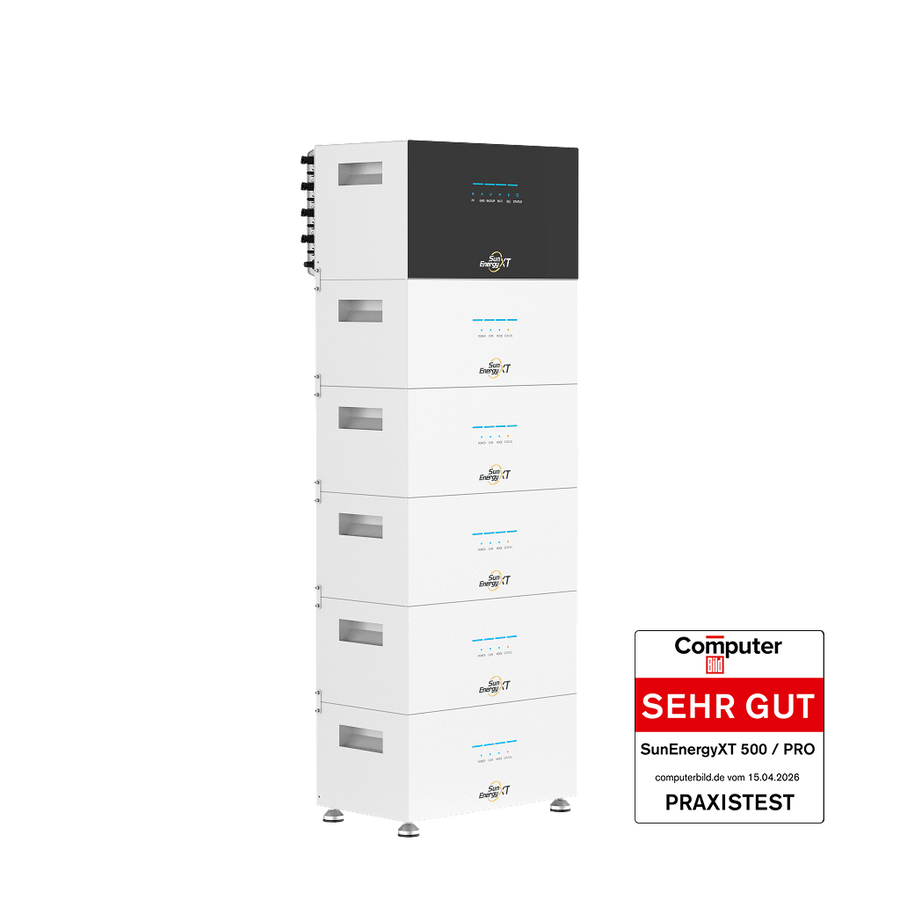 SunEnergyXT 500 + 5 × B500 · 30 kWh