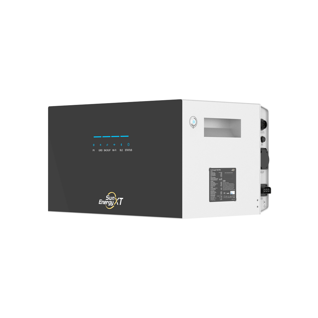 SunEnergyXT 500 PRO Anschlussübersicht mit vier MPPT-Eingängen
