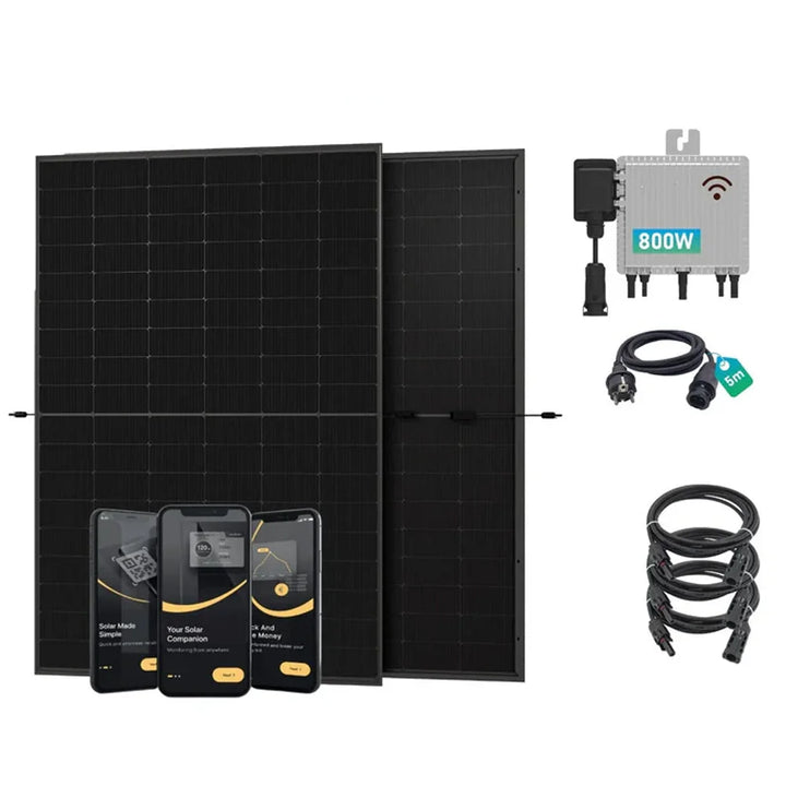 SunEnergyXT 800 Watt Balkonkraftwerk Plug & Play Komplettset