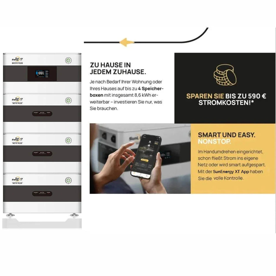 SunEnergyXT B215 Plus Erweiterungsspeicher - 2,15 kWh SunEnergyXT