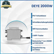 SunEnergyXT BK215 PLUS (2,15 kWh) XXL inkl. 4x 450 Wp Solarmodule + 2000 W Wechselrichter SunEnergyXT