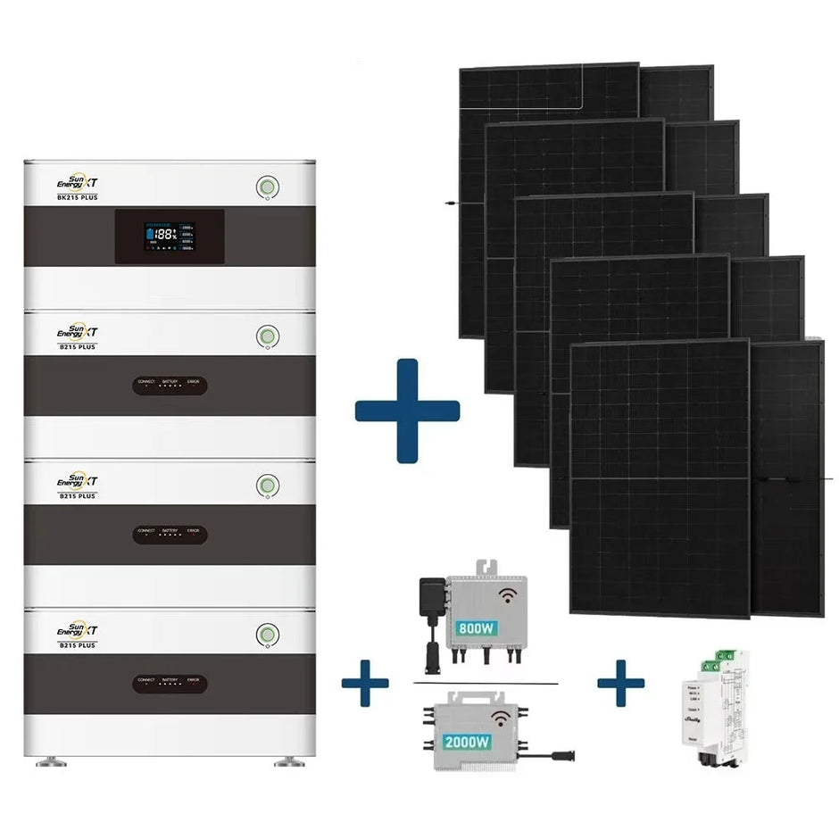 SunEnergyXT BK215 PLUS konfigurierbares Balkonkraftwerkspeicher Komplettpaket