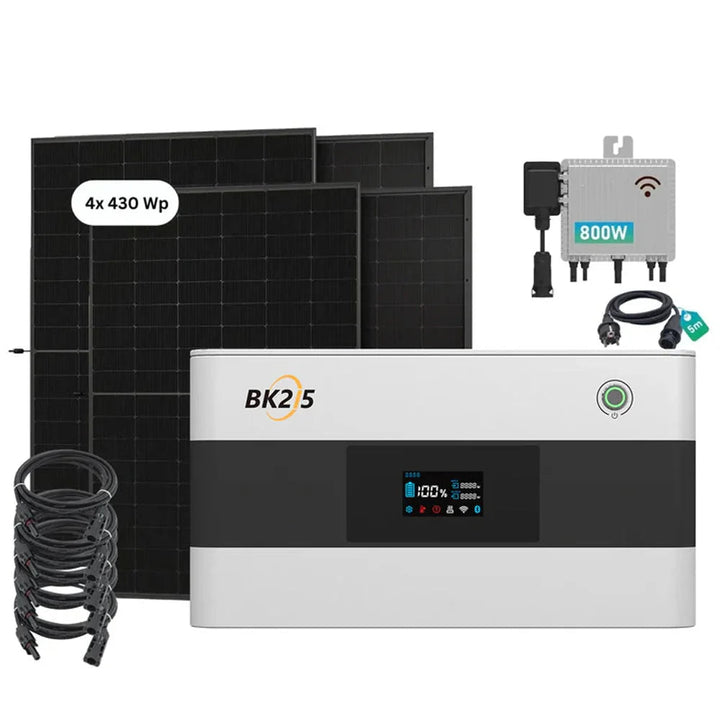 SunEnergyXT BK215 (2,15 kWh) Sparpaket 02 inkl. 4x 430 Wp Solarmodule