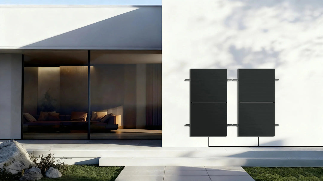 SunEnergyXT Solarmodulhalterung 3-in-1 (silber) für Balkonkraftwerk - Balkon, Terasse, Flachdach