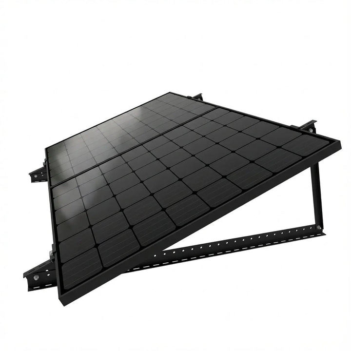 SunEnergyXT Solarmodulhalterung 3-in-1 (Full-Black) für Balkonkraftwerk MSH-01B - Balkon, Terrasse, Flachdach