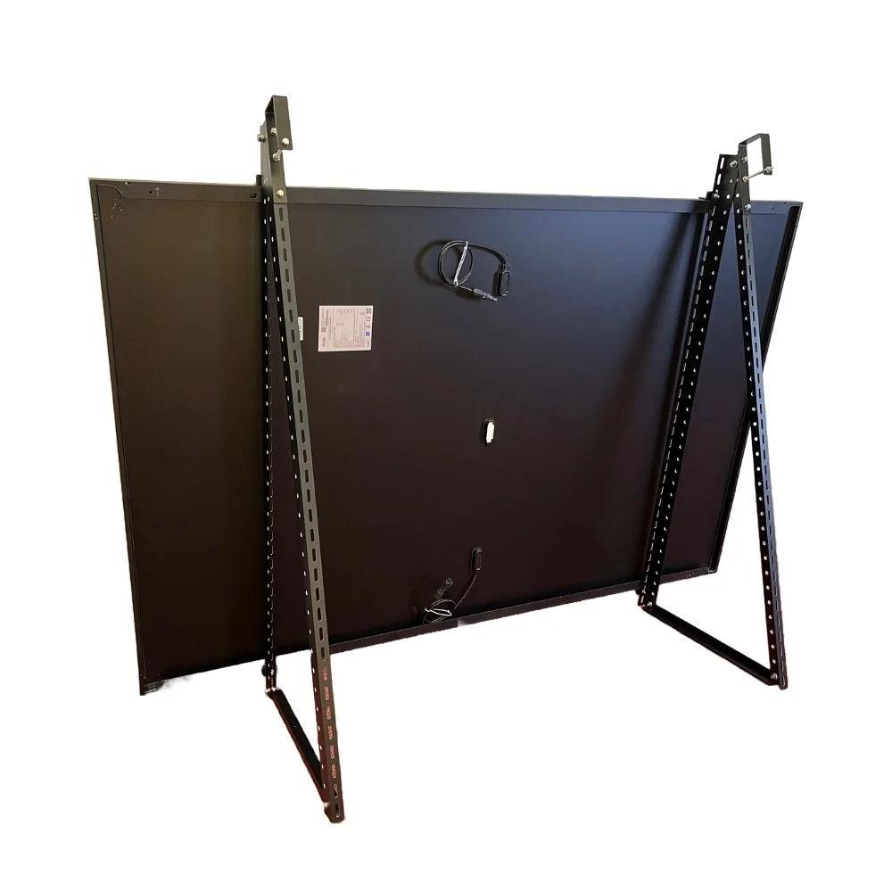 SunEnergyXT Solarmodulhalterung 3-in-1 (Full-Black) für Balkonkraftwerk MSH-01B - Balkon, Terrasse, Flachdach SunEnergyXT Solar