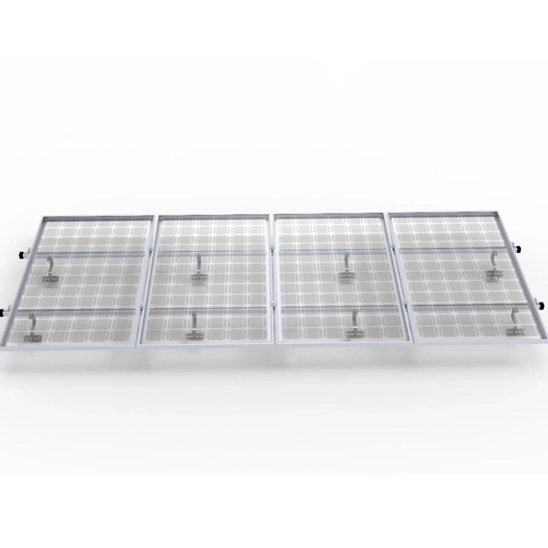 SunEnergyXT hochwertiger Ziegeldach Montagesatz für 2 oder 4 Solarmodule - Dachhaken SunEnergyXT