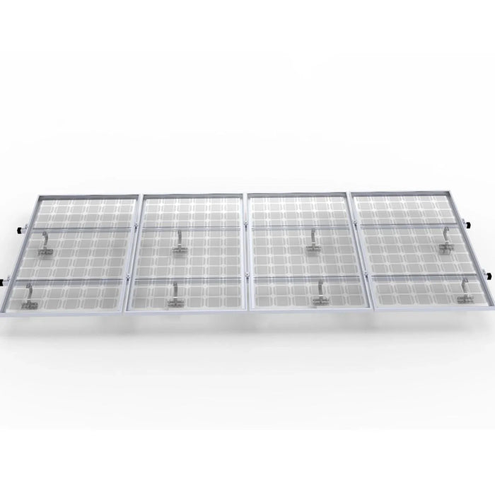 SunEnergyXT hochwertiger Ziegeldach Montagesatz für 2 oder 4 Solarmodule - Dachhaken SunEnergyXT