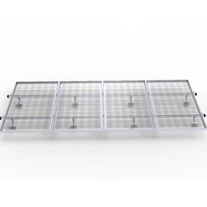 SunEnergyXT hochwertiger Ziegeldach Montagesatz für 2 oder 4 Solarmodule - Dachhaken SunEnergyXT