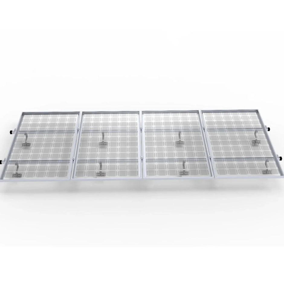 SunEnergyXT hochwertiger Ziegeldach Montagesatz für 2 oder 4 Solarmodule - Dachhaken SunEnergyXT