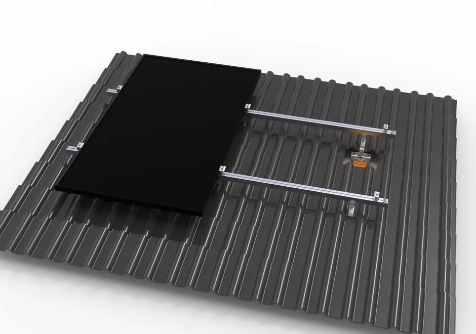 SunEnergyXT hoogwaardige pannendakmontageset voor 2 of 4 zonnepanelen - dakhaken