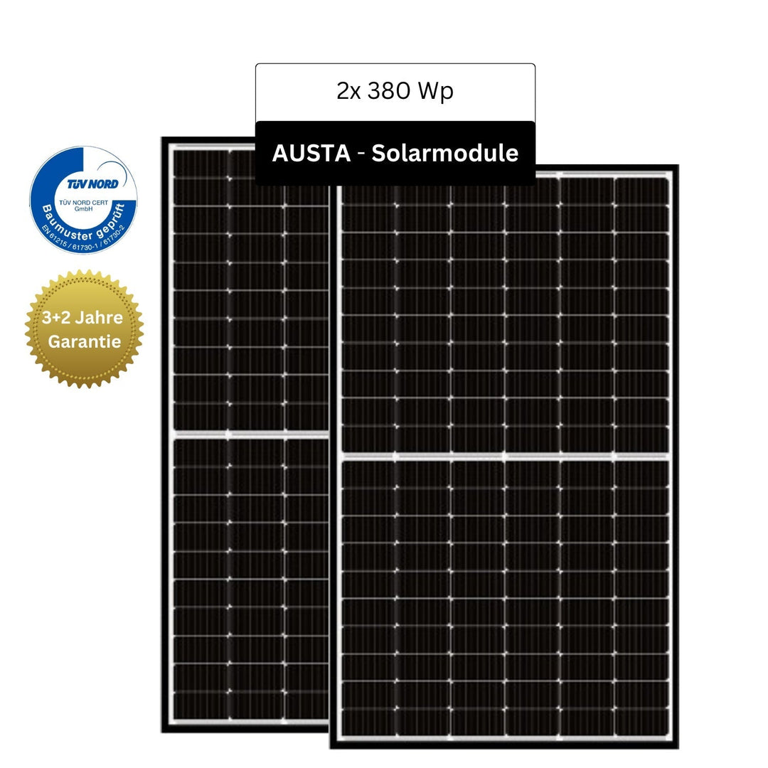 SunLit BK215 (2,15 kWh) Sparpaket inkl. 2x 380 Wp Solarmodulen Sunlit Solar