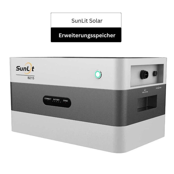 SunLit BK215 (2,15 kWh) Sparpaket inkl. 2x 380 Wp Solarmodulen Sunlit Solar