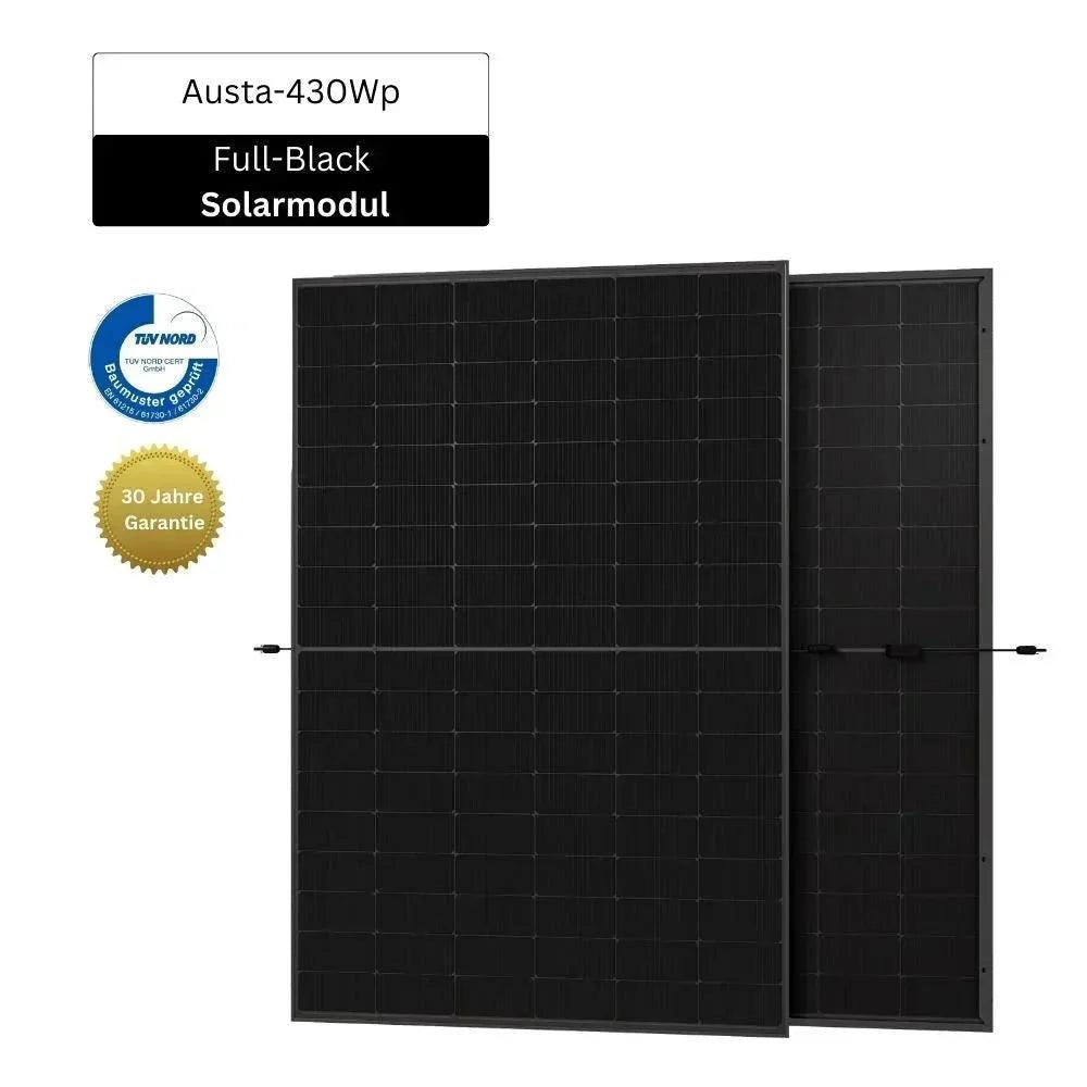 SunLit Balkonkraftwerkspeicher BK215 Sparpaket 03 inkl. 2x 430 Wh Solarmodulen & Wechselrichter SunLit