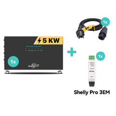 SunEnergyXT 500 PRO AC Core 5 kWh 2.400 W mit Shelly Pro 3EM