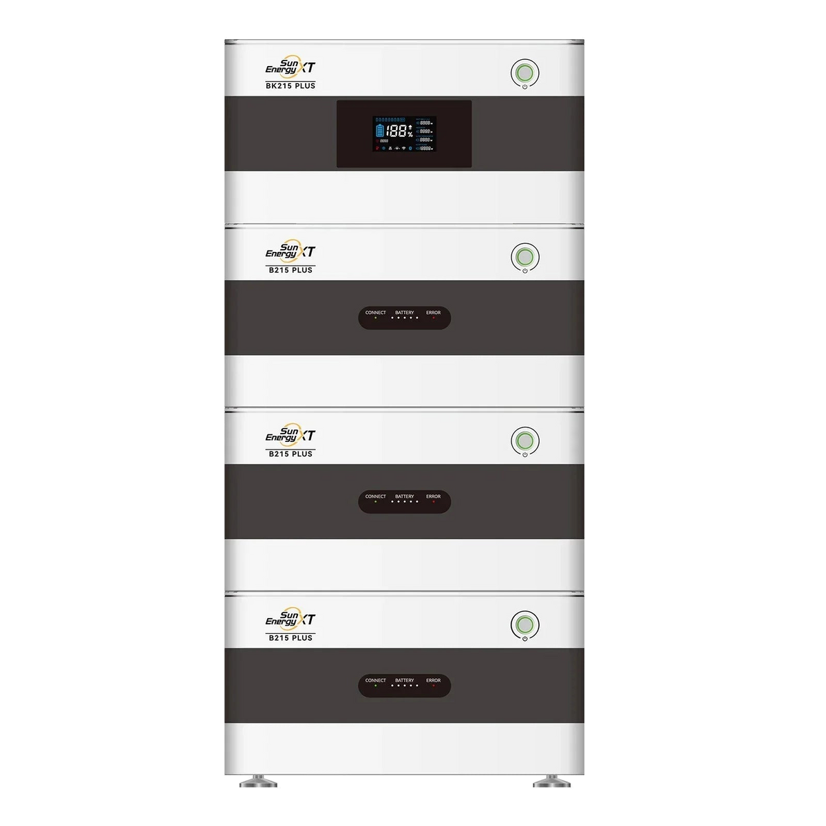SunEnergyXT BK215 PLUS mit drei B215 PLUS Erweiterungsbatterien, ohne EV3600