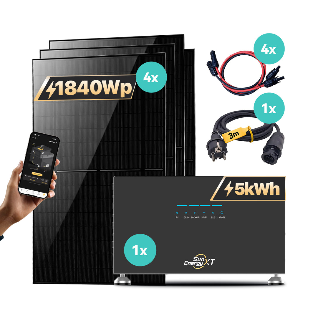 SunEnergyXT 500 Serie Speicher-Set – Komplettset und Lieferumfang