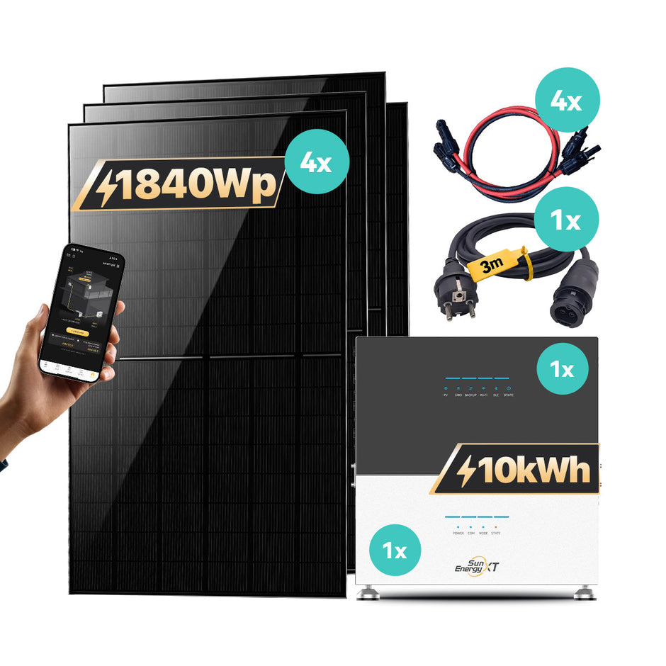 SunEnergyXT 500 Serie Speicher-Set – Komplettset und Lieferumfang