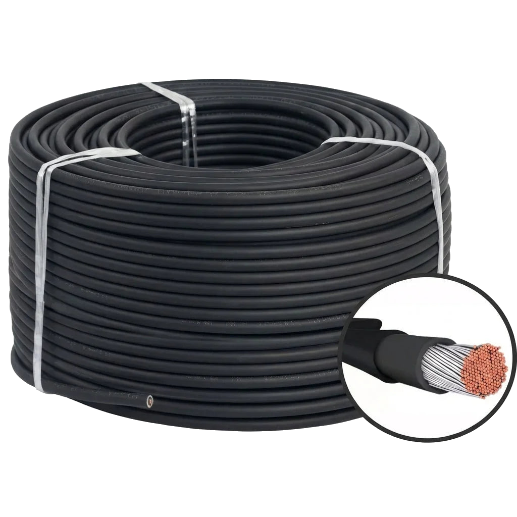 MC4 Solarkabel 500 m Rolle, H1Z2Z2-K, 4 oder 6 mm² für PV-Anlagen
