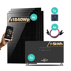 SunEnergyXT 500 Serie – Produktabbildung und Set-Komponenten