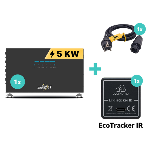 SunEnergyXT 500 PRO 5 kWh 2.400 W mit EcoTracker IR