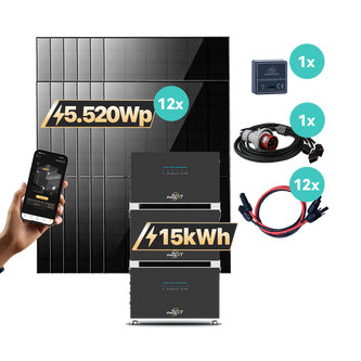 SunEnergyXT 500 Serie – Produktabbildung und Set-Komponenten